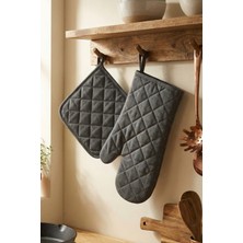 Miabella Home Fırın Eldiveni Fırın Tutacağı Premium Isı Geçirmez Mutfak Eldiveni Tutacak Isıya Dayanıklı Eldiven