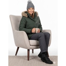 Ottoland Kadın Kışlık Kalın Ponponlu Bere Pamuklu Katlamalı Sıcak Tutar Esnek Rüzgar Geçirmez Rahat