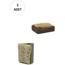 Royaleks 2 Adet Doğal Kabak Lifli Kil Sabunu