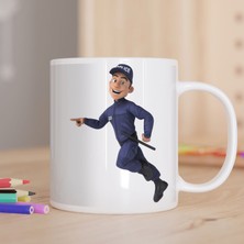 Asilmeydan Koşan Polis Baskılı Hediyelik Kupa Bardak