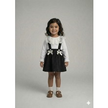 Miss Miya Kız Çocuk Kadife Bady Li Elbise