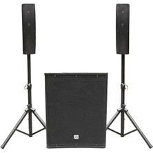 HypAirs Shile PL-15A Aktif Ses Sistemi 18'' Subwoofer 2 Adet Satellite Stand Hoparlör 500W Rms, Mdf Kasa