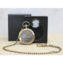 HypAirs Özel Kutulu Dad (Baba) Tasarımlı Antik Köstekli Saat