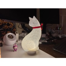 Sincara Home 🐈kedi Petek Dekor / Masa ve Gece Lambası 🐱✨