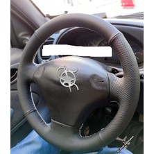 İskender Oto Aksesuar Direksiyon Kılıfı Fiesta  1998 - 2002  Sport Siyah Dikiş Detay deri direksiyon