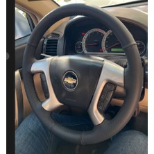 İskender Oto Aksesuar Direksiyon Kılıfı Chevrolet Captiva Sport Siyah Dikiş DETAY DERİ DİREKSİYON