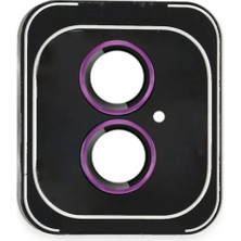 Azrlya  Iphone 16 Pvd Metal Kamera Lens - Pembe