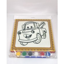 Lebron 2'li Kanvas Boyama Seti Akrilik Boya ve Fırça Seti  Tweety ve Kamyon