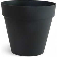 Yapay Çiçek Sitesi Yalı Plastik Saksı 15 cm Beyaz