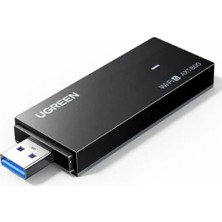 Ugreen 65225 CM499 AX1800 5ghz 1201MBPS / 2.4ghz 574MBPS Dual Band 1800MBPS USB 3.0 Wi-Fi 6 Adaptör