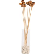 Yapay Çiçek Sitesi 10LU Dekoratif Doğal Kabak Kuru Çiçek