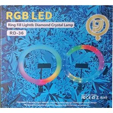 Azrlya  RD36 Diamond Rgb Selfie Işığı
