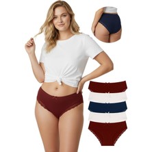 New Lilla 1909 Dantel Paçalı Bato 5'li Kadın Külot Paketi