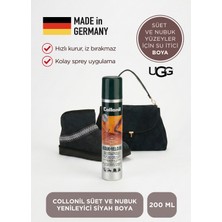 Collonil Tuna Siyah Süet ve Nubuk Ayakkabı Yenileyici Sprey Boya 200 ml – 1592