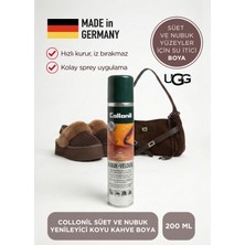 Collonil Tuna Nubuk & Süet Ayakkabı Boyası Spreyi 200 ml Koyu Kahverengi 1592-2