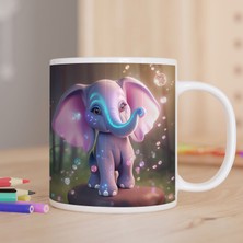 Asilmeydan Işıltılı Minik Fil Hediyelik Kupa Bardak