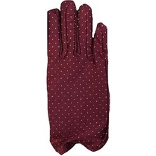 Tp Bordo Renk Puanlı Çocuk Eldiveni - Lisinya