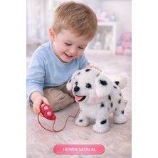 Tasmalı Yürüyen Havlayan ve Kuyruk Sallayan Peluş Sevimli Köpek (Tasmadan Kumandalı)