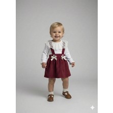 Miss Miya Kız Çocuk Kadife Bady Li Elbise