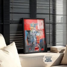 Persona Istanbul Basquiat "la Hara" - Ikonik Sokak Sanatı ve Asi Ruh (Çerçevesiz)