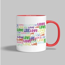 Asilmeydan Love Aşk Yazılı Kupa Bardak Hediyelik