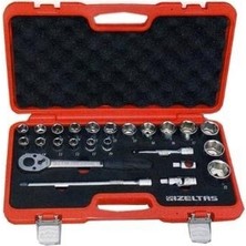 LTG Nova Izeltaş 24'lü Lokma Anahtar Takımı 1/2'' (U Kolsuz)