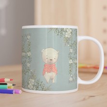 Asilmeydan Pijamalı Sevimli Ayıcık Baskılı Hediyelik Kupa Bardak