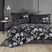 LTG Nova Pamuk Saten Çift Kişilik Nev Takımı Vilya V2 Antrasit