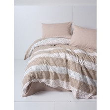 LTG Nova Flanel Nev Takımı Çift Kişilik Arrow Krem