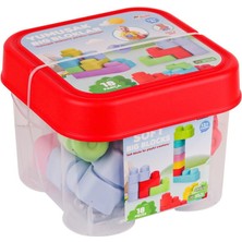 SHC4200 04007 Yumuşak Big Bloklar Kova 18 Parça