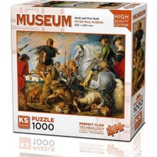 SHC4200 Nessiworld Wolf And Fox Hunt Puzzle 1000 Parça 20666