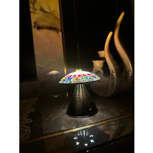 Sleep Nova Renkli Mozaik Cam Dekoratif Masa Lambası