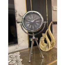 Sleep Nova Modern Metal Ayaklı Dekoratif Masa Saati