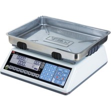Tem Ege LCD 60 kg 10 G Fıyat Hesaplamalı Boyunsuz Terazi