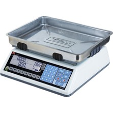 Tem Ege-M-C 30 Kg. 5/10 Gr. Fıyat Hesaplamalı Terazi