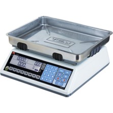 Tem Ege M 30 kg 5 gr Onaylı Fıyat Hesaplamalı Pazarcı Terazi - Terazi (2 Yıl Garantili)