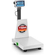 Tem 30X40 Akülü Yerli İmalat Baskül 150 kg Kapasite LCD Gösterge ile Ekonomik Kullanım