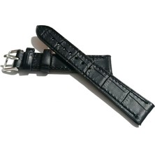 Fado  Klasik Saat Deri Kordon Saat Kayışı   Siyah - 18  mm  (314  )