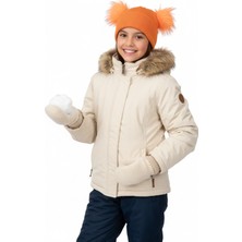 Ottoland Kız Çocuk Kışlık Bere Çift Ponponlu Pamuklu Şirin Örgü Model Katlamalı Yumuşacık Rahat