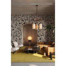 Arkhearts Noirevine – Siyah Botanik Çiçek Desenli Kendinden Yapışkanlı Duvar Kağıdı