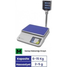 CAS Pr Iı Plus 15 Kg. Fıyat Hesaplamalı Boyunlu Terazi