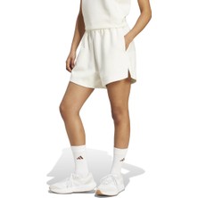 Adidas Soft Lux Kadın Ekru Şort