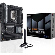 Starseven Tuf Gamıng B860PLUS Wıfı Ddr5 8666MT/S 1xhdmı 1xdp 3xm.2 Typec Atx 1851P (Intel Processo