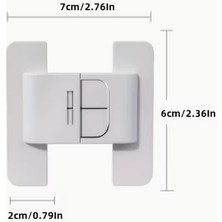 ForWhat Büro Ev Ofis Bebek Güvenliği Için 4AD Buzdolabı Çekmece Dolap Kapak Çocuk Kilidi