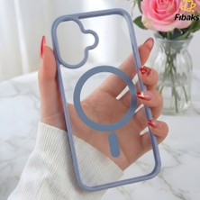 Apple iPhone 16 Plus Uyumlu Kılıf Magsafe Wireless Şarj Özellikli Tam Koruma Renkli Sert Kapak