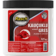 Rasch Kauçuklu Katı Gres Yağı Kırmızı - 0.9 Kg.