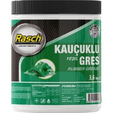 Rasch Kauçuklu Katı Gres Yağı Yeşil - 3.6 Kg.