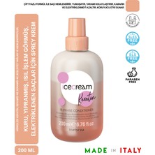 Inebrya Ice Cream Keratin Çift Fazlı Durulanmayan Saç Kremi Yoğun İşlem Görmüş Saçlar İçin Onarıcı Bakım 200ml