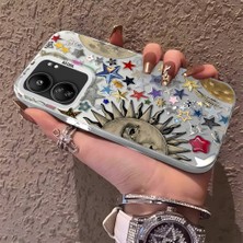 HONTINGA Xiaomi Poco C31 C65 M5S M6 Pro 4g Uyumlu Kılıfı Silikon Kenar Sert Arka Düşüme Önleyici Basitlik Anti Düşme Kamera Korumali Yıldız Desen Telefon Kılıfı K1-0451