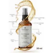 Monoville Yüz Yogası Yağı 30 ml Cam Şişede %100 Saf ve Doğal (Face Yoga Oil)